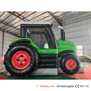Castillo Hinchable de PVC Realista con Forma de Camión, Tractor Personalizado, Casa de Brinco Inflable con Tobogán, Venta al por Mayor - Product Image 4