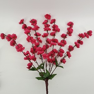 Fleurs artificielles de cerisier 7 fourchettes, vente en gros, décoration pour l'extérieur de mariage - Product Image 2