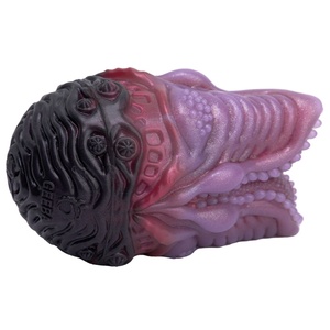 เครื่องช่วยสำเร็จความใคร่ชายแบบพกพา G6512 Alien Bug Eggs รูปทรงอวัยวะเพศหญิง พร้อมช่องกระชับแบบเกลียว สำหรับผู้เริ่มต้น ทำจากซิลิโคน - Product Image 4