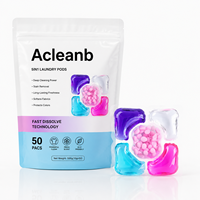 8g Kapsul 5-Ruang Baru Kemasan Besar |   Mini 5-dalam-1 |   Aroma Anti-Bakteri Segar dan Lembut |   Distributor OEM MOQ Rendah