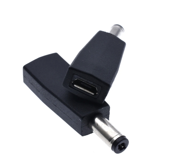 1pcs Type C/Tablet Micro USB 2.0 to DC 5.5x2.1 mm Power Jack Adapter Plug USB C to DC 5.5*2.1 mm Power Connector Adapter 5V