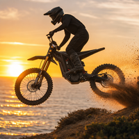 Moto tout-terrain électrique Arctic Leopard XE PRO S Enduro Dirt Bike 20kW 600Nm de couple de roue 74V 60Ah pour adultes