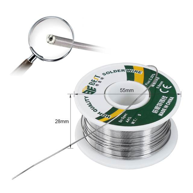 BESTOOL 100g 0.3~1.2mm Wholesale Sn60/Pb40 Tin Lead Rosin Core Solder Wire Electric for the Printed Intensive Circuit Board