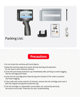 Máquina de Impresión de Inyección de Tinta Portátil Manual para Pequeñas Empresas, Impresión de Fecha, Número de Serie, Código de Lote, Sello para Huevos
