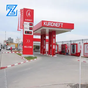 8 "10" 12 "24" लाल एलईडी पेट्रोल/ईंधन/तेल की कीमत संकेत तेल स्टेशन 7 रिमोट के साथ सात खंड प्रदर्शन गैस की कीमत पर हस्ताक्षर का नेतृत्व किया