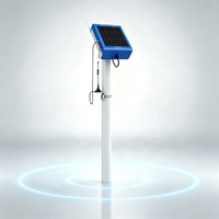 Station de contrôle de vanne sans fil pour l'intégration de systèmes de fertigation, contrôleur d'irrigation 4G LoRa à énergie solaire avec minuterie automatique
