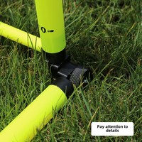 Vente en gros Cadre d'entraînement de piste d'obstacles d'agilité Barre d'obstacles d'échelle de saut en hauteur pour équipement de football et d'athlétisme