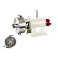 Pompe de mélange, d'homogénéisation et d'émulsification en ligne à cisaillement élevé pour usine d'émulsification de mayonnaise et de vinaigrettes SS316L