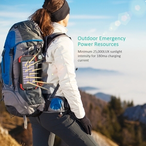 2025 ארה "ב המוכר הטוב ביותר עמיד למים 10000 נייד Mah מטען סולארי מטען בעל קיבולת גבוהה מיקרו <span class=keywords><strong>USB</strong></span> טעינה מהירה - Product Image 6