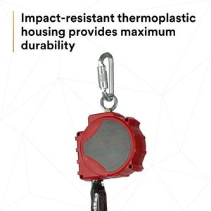 Alat Pencegah Jatuh Kabel Pengaman Otomatis Retractable Lifeline Perlindungan Jatuh Tali Pengaman Retractable Fall Arrester - Product Image 3