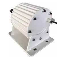 Générateur à aimant permanent de puissance réelle 5 kW 10 kW, faible régime, ultra-silencieux, 60 % plus léger, pour la production d'énergie par éolienne marine