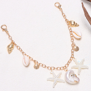 จี้ห้อยกระเป๋าธีมปลาดาว หอยสังข์ และไข่มุก สำหรับผู้หญิง แฟชั่นเครื่องประดับรูปสัตว์ทะเล - Product Image 2