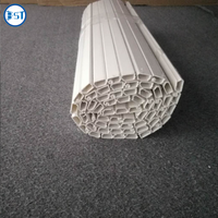 8mm Épaisseur 45mm Largeur Lattes Verticale En Plastique Volet Roulant Porte pour Bois Acier Cuisine Tambour Porte avec Rail