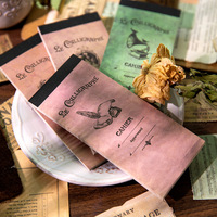 30 unids/pack Material papel retirado del mercado la serie semanal Retro diario en inglés fuente decorativa Material Bloc de notas