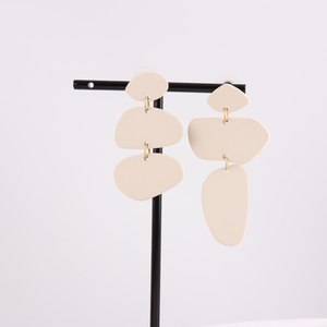 <span class=keywords><strong>Orecchini</strong></span> a goccia geometrici a doppio cerchio a doppio cerchio in <span class=keywords><strong>argilla</strong></span> <span class=keywords><strong>polimerica</strong></span> per festa di nozze o regalo - Product Image 6