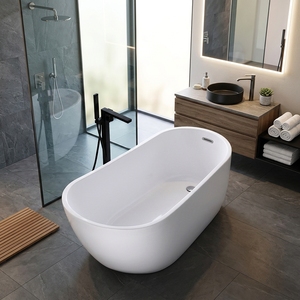 <span class=keywords><strong>Bañeras</strong></span> de <span class=keywords><strong>Hidromasaje</strong></span> Independientes de Acrílico Blanco Puro de la Mejor Calidad y Precio de Fábrica <span class=keywords><strong>con</strong></span> Certificación CUPC, 1.5m 1.7m, para Hoteles Modernos - Product Image 1