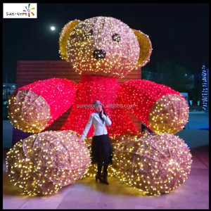 Luz LED Decorativa con Motivo de Oso para Exteriores, para Decoración Festiva de Navidad y Diwali - Product Image 1