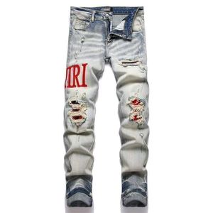 Jeans Angel 2026 al por Mayor, Jeans Hombre Hip Hop, Jeans Amirys para Hombre, Ropa de Diseñador, Jeans Ajustados y Elásticos Personalizados para Hombre - Product Image 6