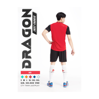 Jersey Sepak Bola Dragon II Berkualitas Tinggi dengan Cetak Transfer Panas Kustom 100% Poliester Unisex Kedatangan Baru Langsung dari Pabrik Just Play