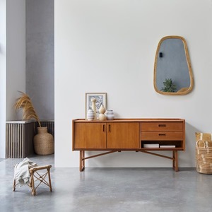 Luxury Design <strong>Dark</strong> <strong>Wood</strong> <strong>Sideboards</strong> Buffet Cabinets Golden Modern Living Room Console Table - Product Image 5
