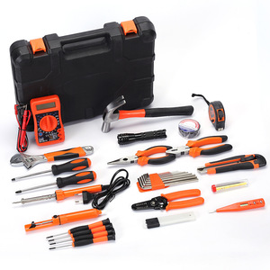 Kit d'outils d'électricien professionnel de 29 pièces avec multimètre numérique et <span class=keywords><strong>fer</strong></span> à <span class=keywords><strong>souder</strong></span>, ensemble complet d'outils de réparation électrique - Product Image 3