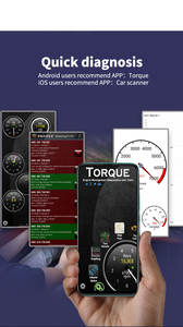 Vente flash, prix bas, analyseur de moteur universel OBD II diesel essence V019, ELM327, écran LCD, 12V OBDSTAR - Product Image 4