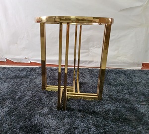 Modern Gold Color Marble End <strong>Table</strong> for Sofa <strong>Side</strong> <strong>Round</strong> <strong>Table</strong> Luxury Living Room <strong>Side</strong> <strong>Tables</strong> Metal Stainless Steel Corner Tablas - Product Image 5