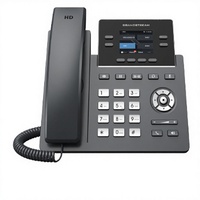 Téléphone VoIP Wiegand de qualité opérateur Grandstream GRP2612 avec système d'exploitation Linux, prise en charge PoE et GSM, origine CN/GUA