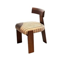 Chaises de salle à manger en bois massif de haute qualité DISHI, chaise de salon avec dossier solide, chaises confortables avec rembourrage en éponge, en vente