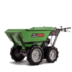 self-propelled 5.5hp gas motor powered TUV CE approved barrow 4x4 for agricultural transportation