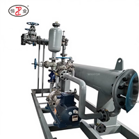 Chauffe-eau électrique antidéflagrant en acier inoxydable 300 kW IP56 Ex IIC T4 sur châssis pour système de régénération de pipeline et transfert de chaleur