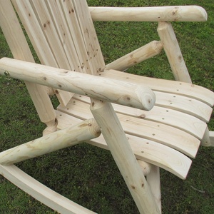 Chaises à bascule de jardin en bois de qualité exceptionnelle chaise à bascule de loisirs paresseux pour adultes - Product Image 6