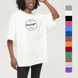 Venta al por mayor de camisetas de algodón de alta calidad con bordado de LOGO, transpirables y de talla grande para mujer, ideales para el gimnasio. - Product Image 1