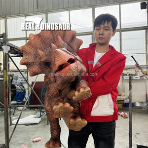 Animatronic dinosauro bambino realistico controllo a mano dinosauro pupazzo per la vendita - Product Image 3