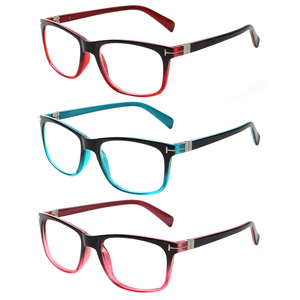 <span class=keywords><strong>Gafas</strong></span> de Lectura Personalizadas 2026, Nuevo Modelo, Multicolor, Dos Tonos, Cuadradas, Anti Luz Azul, para <span class=keywords><strong>Presbicia</strong></span>, para Hombre y <span class=keywords><strong>Mujer</strong></span> - Product Image 1