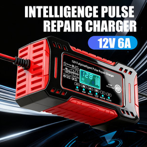 Station de charge intelligente à impulsions 12V6A 72W pour batteries de voiture et de moto, avec affichage LED - Product Image 4