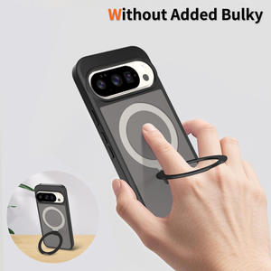 Étui de téléphone magnétique sans fil de luxe pour Google Pixel 9 10 Pro Xl, en matériau TPU+PC, avec support, pour les affaires - Product Image 6