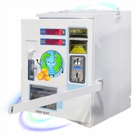 Distributeur de pièces en acier inoxydable le plus vendu, machine d'échange de billets et de jetons ATM pour cartes de crédit, machine d'arcade en libre-service (version anglaise)