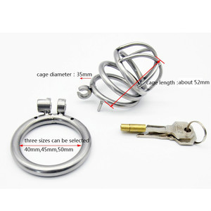Dispositif de chasteté en métal pour homme, verrouillage du pénis esclave, cage à pénis anti-érection, jouets sexuels pour adultes pour hommes - Product Image 6