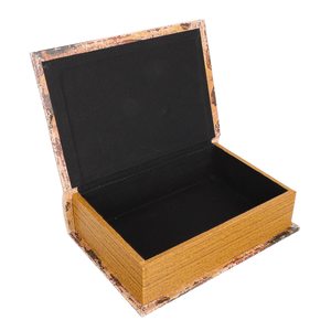 Caja de libros de madera sin terminar Caja de regalo con forma de <span class=keywords><strong>libro</strong></span> de madera lisa grande Caja de libros de madera vintage - Product Image 1