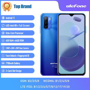 โทรศัพท์มือถือ <span class=keywords><strong>Ulefone</strong></span> Note <span class=keywords><strong>12P</strong></span> 4GB+64GB ชิปเซ็ต SC9863A แบตเตอรี่ขนาดใหญ่ 7700mAh หน้าจอ 6.8 นิ้ว ระบบปฏิบัติการ Android 12 กล้องหลัง 3 ตัว รองรับ OTG ปลดล็อคได้ - Product Image 1