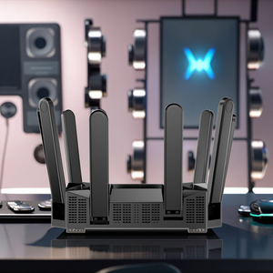 Router WiFi Doméstico MT7988 con Puertos Gigabit, WAN de 2.5G, 7200Mbps, Malla 5G, Compatible con Tarjeta SIM de 1GB, Función QoS, VPN, <span class=keywords><strong>Cobertura</strong></span> 4G <span class=keywords><strong>LTE</strong></span> - Product Image 1