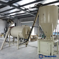 Machine de fabrication de mastic mural, équipement de mélange de mortier sec avec pompe, usine de fabrication d'adhésif pour carreaux céramiques en promotion
