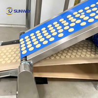 Ligne de production de biscuits double mode : machine à laminage de craquelins durs et à formage de shortbread pour usine de transformation alimentaire