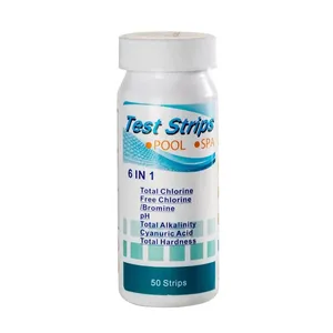 B091102 waste water quality test water test strips for pool and spa 6 in 1