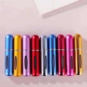 Customized 5ml <b>Mini</b> Glass <b>Perfume</b> Atomizer Spray Bottle Portable Refillable Matte Finish Screen Printing Empty Cover 100pcs - Product Image 3