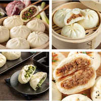 Samosa Roll Round Steam Stuff Chinese Bao Bun Machine à momo semi-congelé entièrement automatique pour les entreprises à domicile