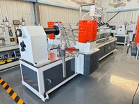 Machine industrielle à grande vitesse pour la fabrication de tubes en papier spiralés, contrôlée par PLC, entraînée par un moteur, avec collage, enroulement et découpe automatiques, Nouvelle Oray