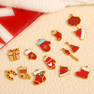 จี้การ์ตูนคริสต์มาสโลหะผสมสังกะสี DIY อุปกรณ์เครื่องประดับสำหรับของขวัญจี้สำหรับทุกเพศ - Product Image 3
