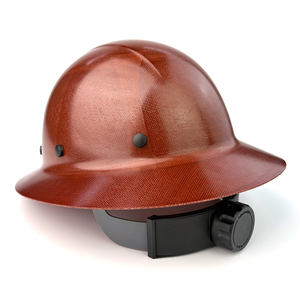 ANT5PPE البناء بحافة كاملة من الألياف الزجاجية قبعة صلبة اللون الطبيعي غير مشقوق 6 نقاط سقاطة - Product Image 5